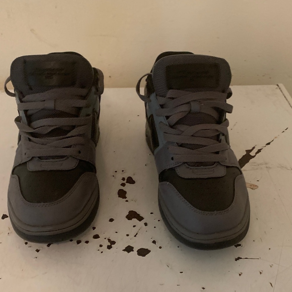 Off-White Black and Gray Men's Sneakers